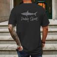 Daddy Shark Matching Family Gift For Dad Papa Father Mens Back Print T-shirt Gifts for Men