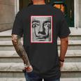 Dalis Black And White Dali Art Mens Back Print T-shirt Gifts for Men