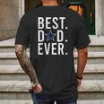 Mens Dallas Fan Cow Boys Best Dad Ever Fathers Day Gift Mens Back Print T-shirt Gifts for Men