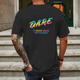 Dare 90S Drugs Mens Back Print T-shirt Gifts for Men