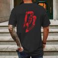 Daredevil Logo Mens Back Print T-shirt Gifts for Men