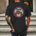 Daria Classic Mint Burgundy Mens Back Print T-shirt Gifts for Men