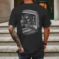 David Gonzales Clowning Around Chola Lowrider Chicano Dga Art Mens Back Print T-shirt Gifts for Men