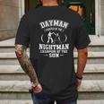 Dayman Fighter Of The Nightman Mens Back Print T-shirt Gifts for Men