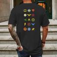 Dc Superheroes T-Shirt Mens Back Print T-shirt Gifts for Men