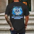 Dead Pancreas Society Diabetes Awareness Sugar Skull Mens Back Print T-shirt Gifts for Men