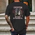 Death Before Dishonor Samurai Paco American Bully Mens Back Print T-shirt Gifts for Men