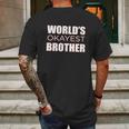 Decrum Worlds Okayest Mens Back Print T-shirt Gifts for Men