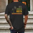 Del Boca Vista Ocean Retro Mens Back Print T-shirt Gifts for Men