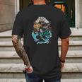 Demon Slayer Cartoon Mens Back Print T-shirt Gifts for Men