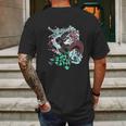 Demon Slayer Fighter Mens Back Print T-shirt Gifts for Men