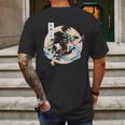 Demon Slayer Over The Moon Mens Back Print T-shirt Gifts for Men