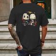 Demon Slayer Sliblings Look Mens Back Print T-shirt Gifts for Men