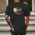 Demon Slayer Sword Of Fire Mens Back Print T-shirt Gifts for Men