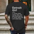 Detrot Girl Funny City Home Roots Gift Made In Detroit Mens Back Print T-shirt Gifts for Men