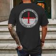 Deus Vult - Templar Mens Back Print T-shirt Gifts for Men