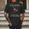 The Devil Whispers Mens Back Print T-shirt Gifts for Men