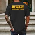 Dewalt Guaranteed Though Mens Back Print T-shirt Gifts for Men