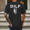 Dilf Shirt Damn I Love Freedom Dad Shirt Graphic Design Printed Casual Daily Basic Mens Back Print T-shirt Gifts for Men