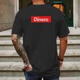 Dinero Mens Back Print T-shirt Gifts for Men