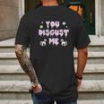 You Disgust Me Kawaii Pastel Goth Unicorn Mens Back Print T-shirt Gifts for Men