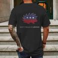 Distressed Porcupine Libertarian Shirt Mens Back Print T-shirt Gifts for Men