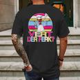 Distressed Vert Der Ferk Retro Chef Mens Back Print T-shirt Gifts for Men