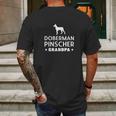 Doberman Pinscher - Mens Organic T-Shirt Mens Back Print T-shirt Gifts for Men