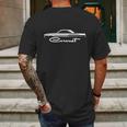 Dodge Coronet Car Mens Back Print T-shirt Gifts for Men