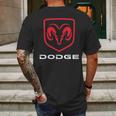 Dodge Ram Trucks V2 Mens Back Print T-shirt Gifts for Men