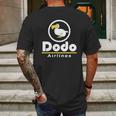 Dodo Airlines Shirt Mens Back Print T-shirt Gifts for Men