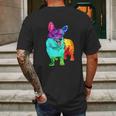 Dog Lover Gifts Welsh Corgi For Colorful Corgi Mens Back Print T-shirt Gifts for Men