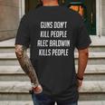 Donald Trump Jr Gun Dont Kill People Alec Baldwin Kills People Mens Back Print T-shirt Gifts for Men