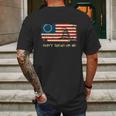 Dont Tread On Me Vintage Usa American Flag Distressed Mens Back Print T-shirt Gifts for Men