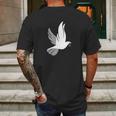 Dove Shedding A Purple TearShirt Mens Back Print T-shirt Gifts for Men