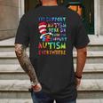 Dr Seuss Ill Support Autism Everywhere Mens Back Print T-shirt Gifts for Men