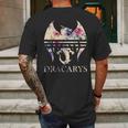 Dracarys Dragonfire Mens Back Print T-shirt Gifts for Men