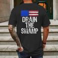 Drain The Swamp Graphic Design Printed Casual Daily Basic Mens Back Print T-shirt Gifts for Men