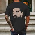 Drake Crying Black Mens Back Print T-shirt Gifts for Men