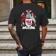 Drake Family Crest Coat Of Arms British Family Crests Mens Back Print T-shirt Gifts for Men