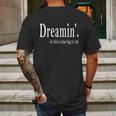 Dreaming Martin Luther King 1963 Mens Back Print T-shirt Gifts for Men