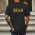 Drug Enforcement Administration Shirt Dea Agent Tee Mens Back Print T-shirt Gifts for Men