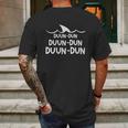 Duun-Dun 3X Shark Incoming Jaws Ocean Predator Fin Funny Mens Back Print T-shirt Gifts for Men