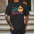 Easter The Chicks Love Me Mens Back Print T-shirt Gifts for Men