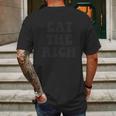 Eat The Rich Occupy Wall Street Mens Back Print T-shirt Gifts for Men