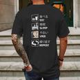 Eat Sleep Yaoi Repeat Gift Graphic Design Printed Casual Daily Basic Mens Back Print T-shirt Gifts for Men