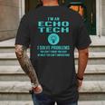 Echo Tech Mens Back Print T-shirt Gifts for Men