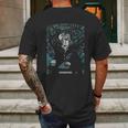 Edgar Allan Poe Nevermore Raven Mens Back Print T-shirt Gifts for Men