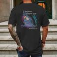 Eeyore I Believe There Are Angels Among Us Shirt Mens Back Print T-shirt Gifts for Men