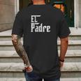 El Padre Papi Chulo Playera Para Dia Del Mens Back Print T-shirt Gifts for Men